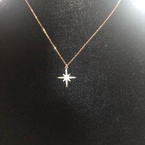 🎁 Sterling Forever gold over sterling Cz pendant